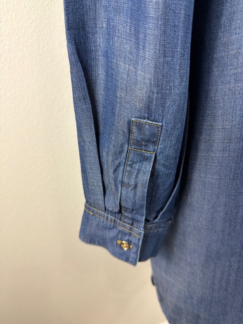Tommy Hilfiger Denim Shirt Dress Button Front Lyocell Size 8 (NWOT) - Picture 8 of 16